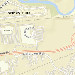 Windy Hills Delaware Street Map