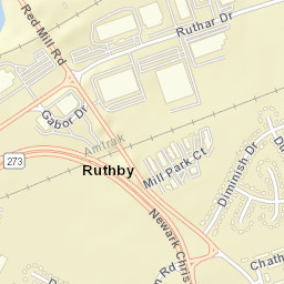 Ruthby Delaware Street Map