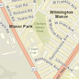 Manor Park Delaware Street Map