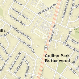 Buttonwood Delaware Street Map