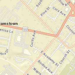 160-198 Sicklerville Road, Williamstown, NJ Street Map