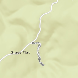 Grass Flat California Street Map