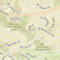 13030-13098 West Jewell Avenue, Lakewood Street Map