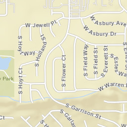 Green Gables Colorado Street Map