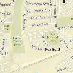 Foxfield Delaware Street Map