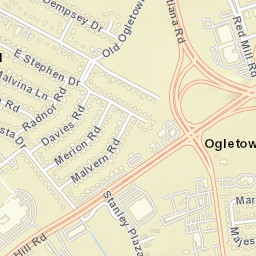 Ogletown Delaware Street Map
