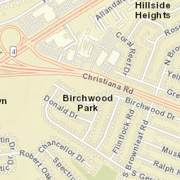 The Elms Delaware Street Map