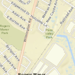 Rogers Manor Delaware Street Map