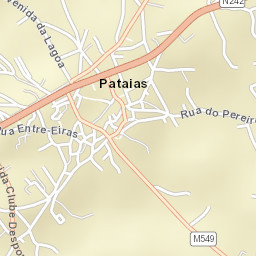 Pataias Street Map