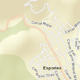 Esporles Street Map