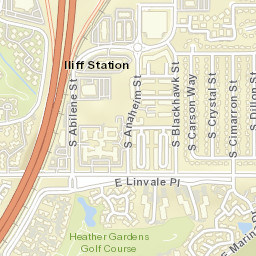 13973-13999 East Harvard Avenue, Aurora Street Map