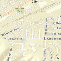 West Carrollton City Ohio Street Map