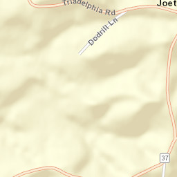 Joetown Ohio Street Map