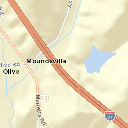 Moundsville Ohio Street Map
