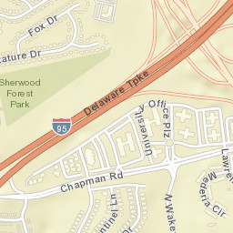Fox Woods Delaware Street Map