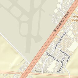 Hares Corner Delaware Street Map