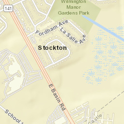 Stockton Delaware Street Map