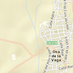 Osa de la Vega Street Map