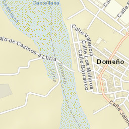 Domeño Street Map