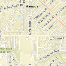 8679-8695 E Eastman Ave, Denver, CO Street Map