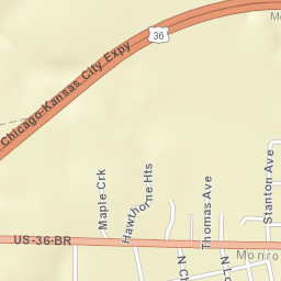 468-512 Stoddard St Monroe City MO Street Map