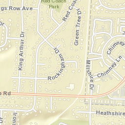 Oak Ridge Ohio Street Map