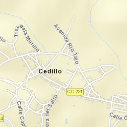 Cedillo Street Map