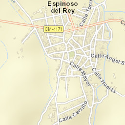 Espinoso del Rey Street Map