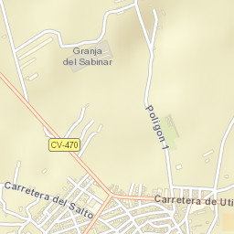 Camporrobles Street Map