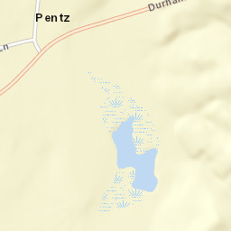 Pentz California Street Map