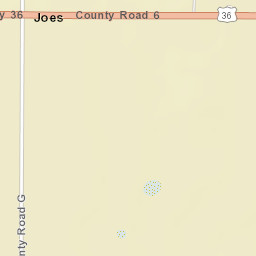 Joes Colorado Street Map