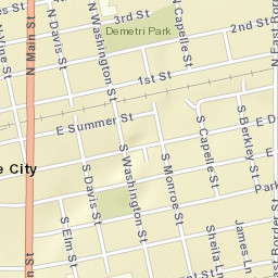Monroe City Missouri Street Map