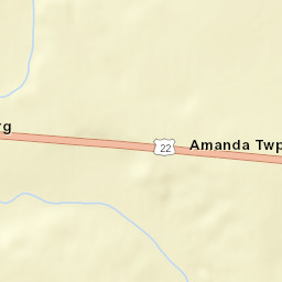 New Strasburg Ohio Street Map