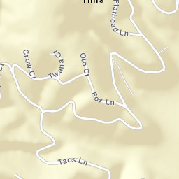 Hideaway Hills Ohio Street Map