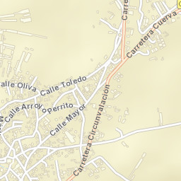 Menasalbas Street Map