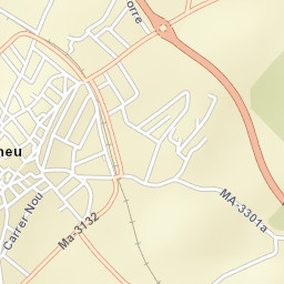 Sineu Street Map