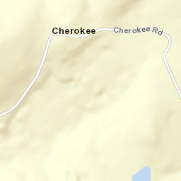 Cherokee California Street Map