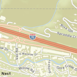 Vail Street Map