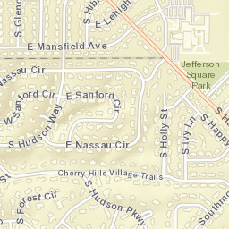 4051 South Holly Street, Englewood, CO Street Map