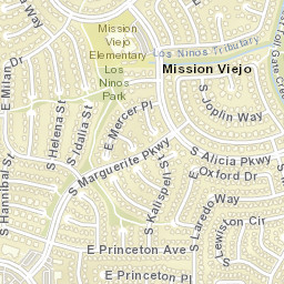 Mission Viejo Colorado Street Map
