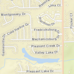 3358 Gainesville Court, Indianapolis, IN Street Map