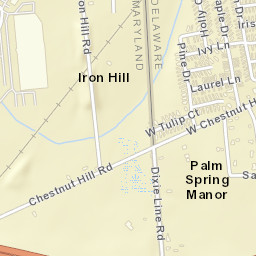 Palm Springs Manor Delaware Street Map