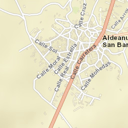 Aldeanueva de San Bartolomé Street Map