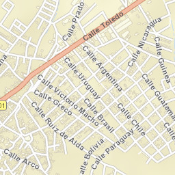 Navahermosa Street Map