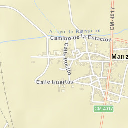 Manzaneque Street Map