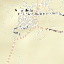 Villar de la Encina Street Map