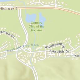 41 Cresta Road, White River National Forest Street Map
