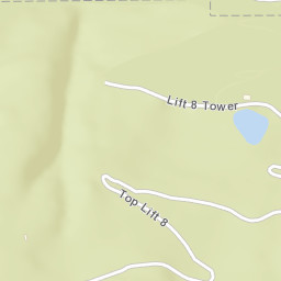 Lift 8 Tower, White River National Forest, Vail Street Map