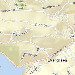 Evergreen Street Map