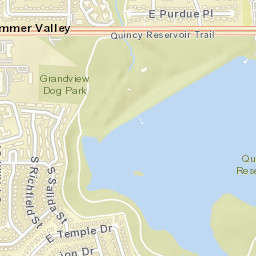 17901-18111 East Quincy Avenue, Aurora Street Map